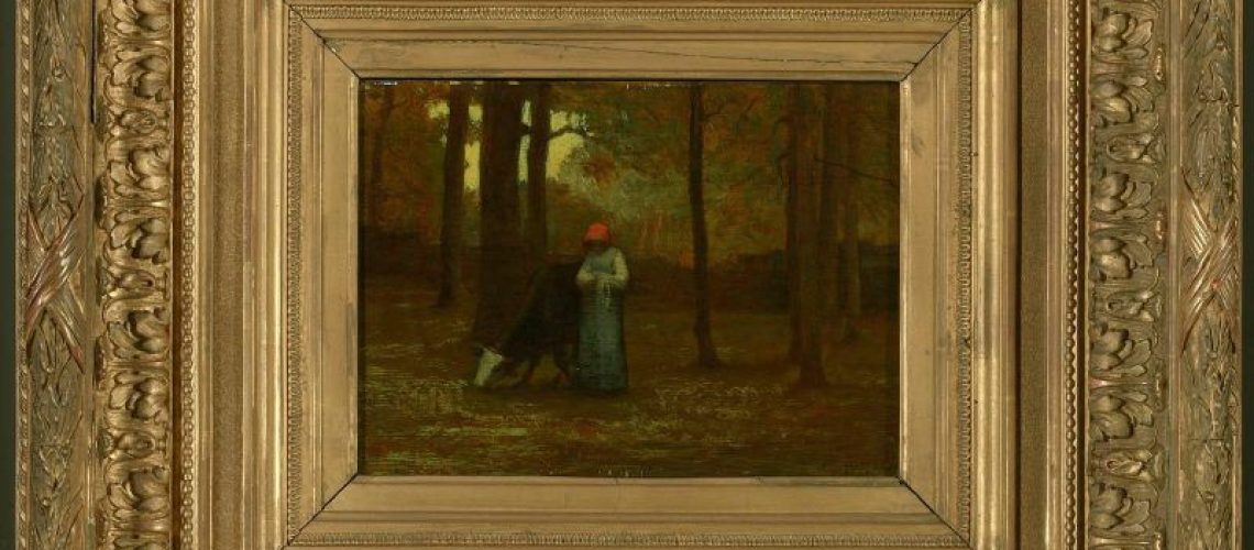 at the edge of the forest1853 william morris hunt