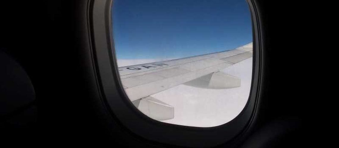 plane window