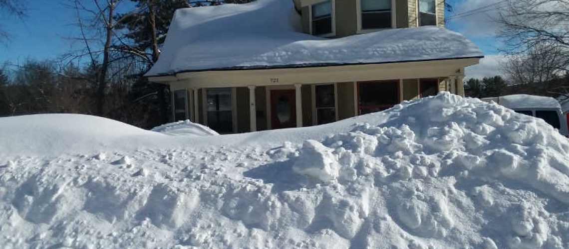 snowed a little